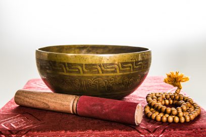 Tibetan Healing Sounds ➤ Singing Bowls With Drums & Water Sounds | 3 HOURS