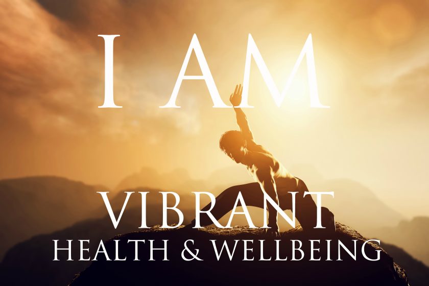 I AM Affirmations for VIBRANT HEALTH & WELLBEING | Solfeggio 852 & 963 Hz
